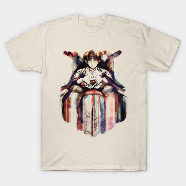 Mother is the First Other - Shinji Ikari T-Shirt by barrettbiggers